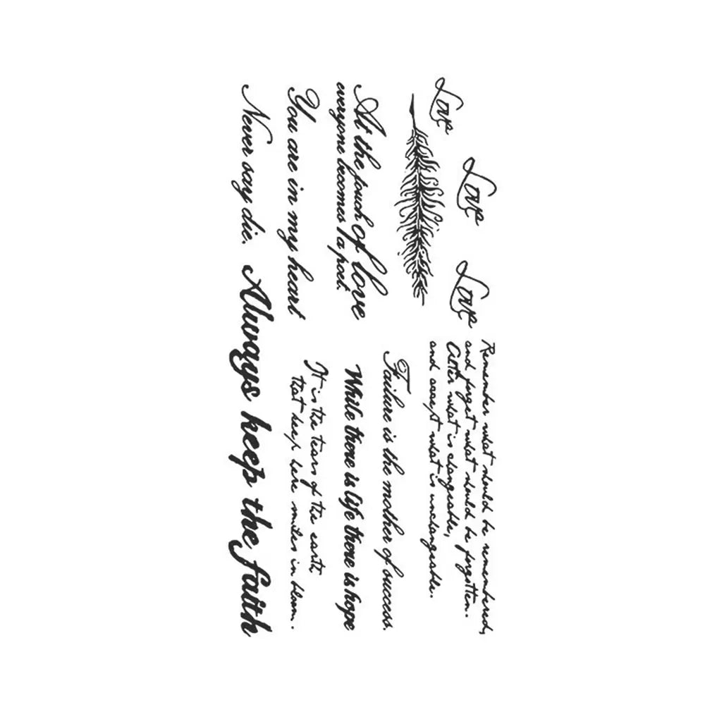 Tatouage écriture