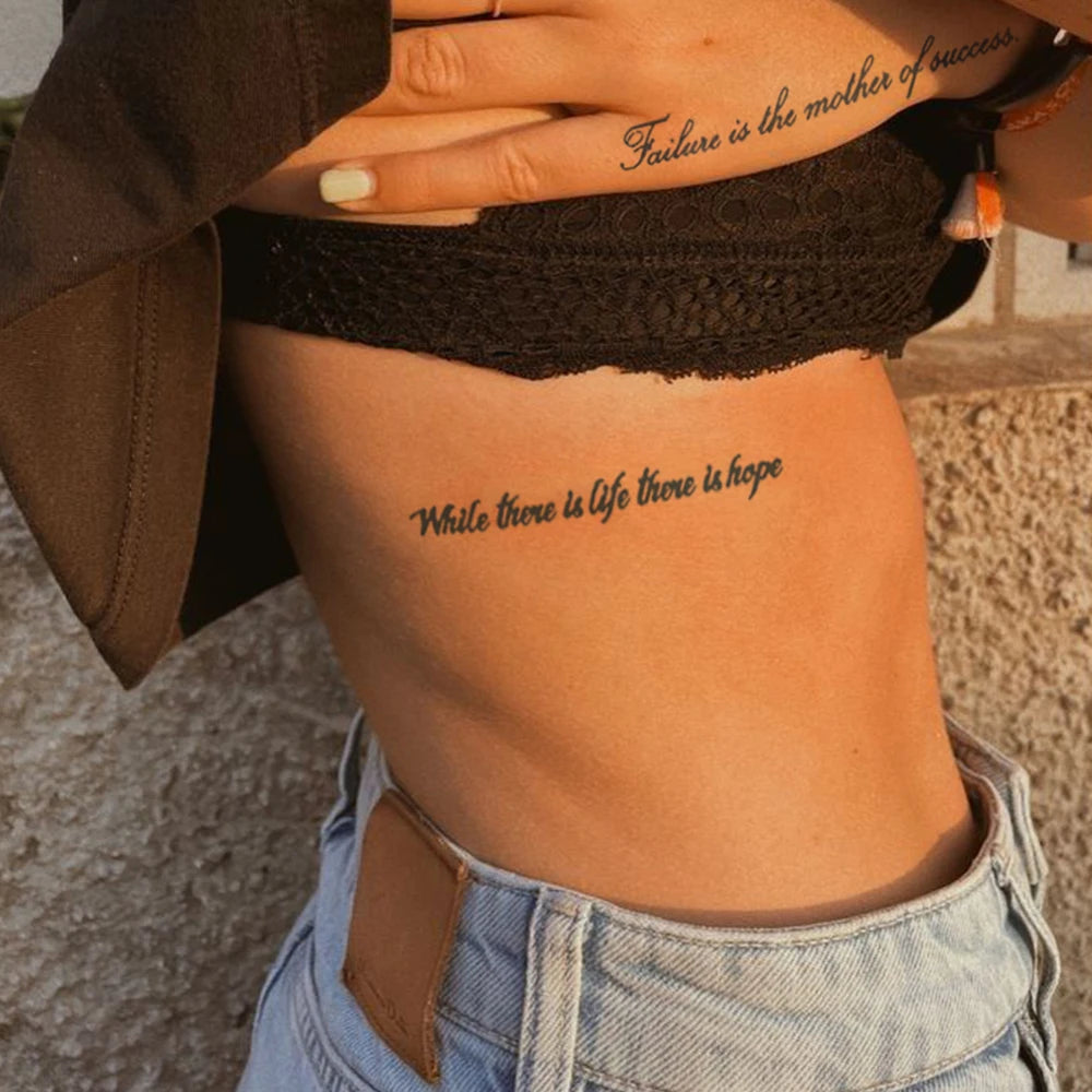 Tatouage écriture