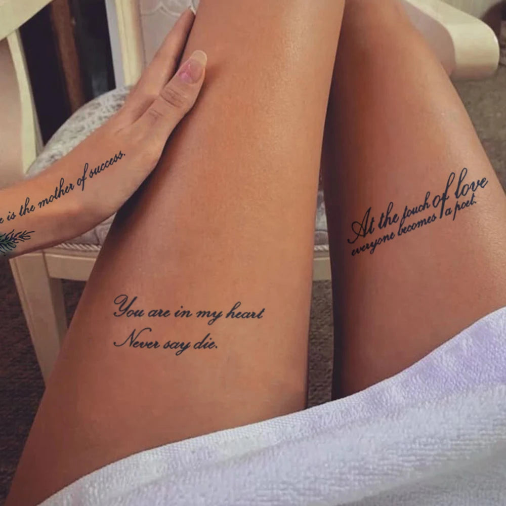 Tatouage écriture